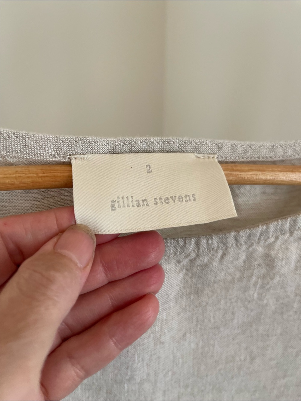 Gillian Stevens Finley Top ~ Oatmeal - Picture 8 of 10